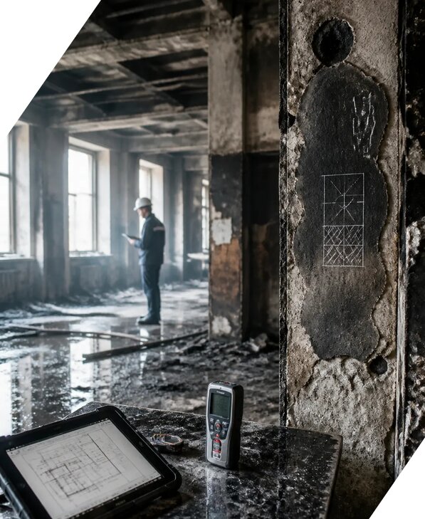 Обследование зданий после пожара в Старой Руссе от 15285 р. | ЭкспертизаРоссия