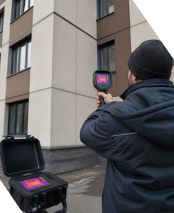 Тепловизионное обследование зданий и сооружений в Старой Руссе