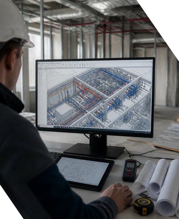 Создание BIM модели инженерных сетей для объектов в Старой Руссе